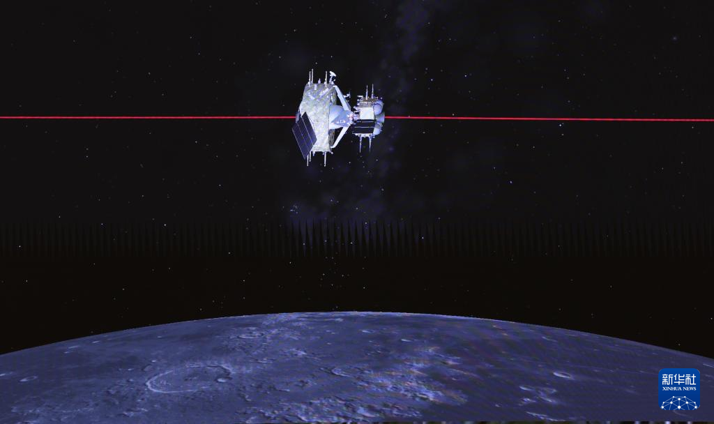 中国探査機「嫦娥６号」上昇機、月周回軌道上で帰還機とドッキング