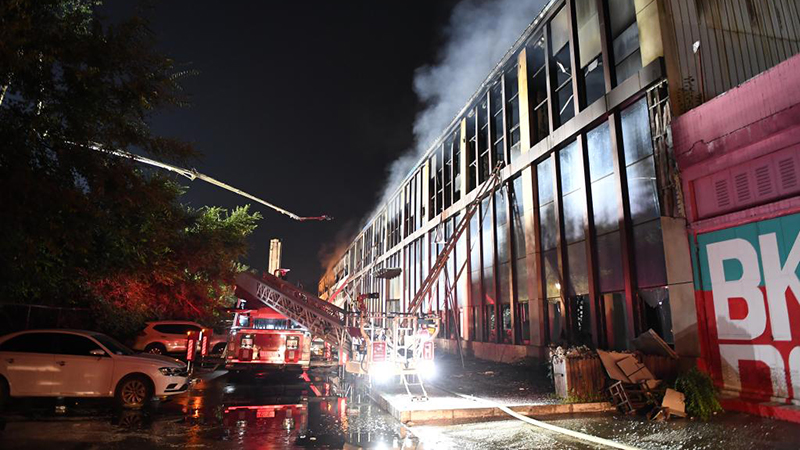 吉林省長春市の物流倉庫で火災　１４人死亡