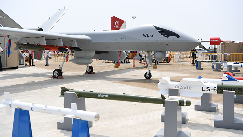 航空ショーに無人装備が続々登場　広東省珠海市