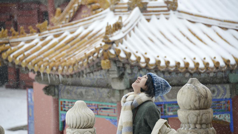 雪化粧した故宮　北京市