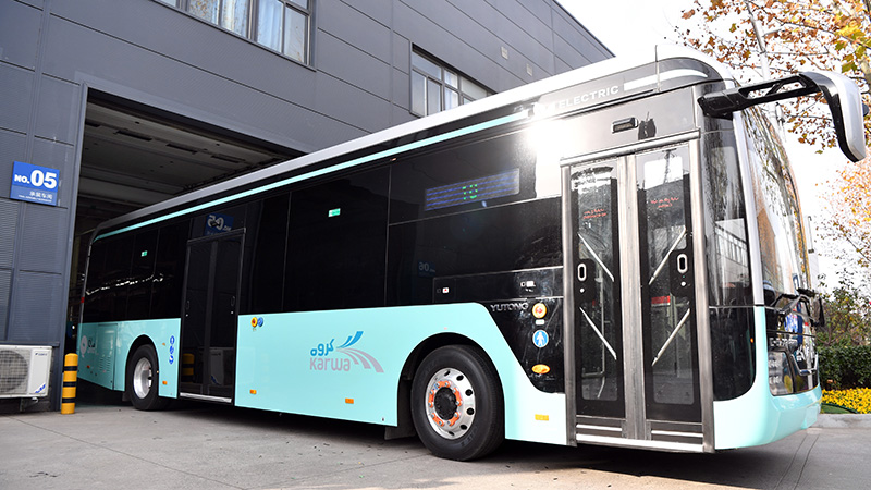 中国バス大手の宇通客車、カタールに電気バス７４１台出荷