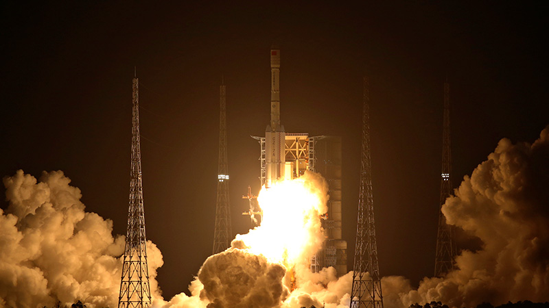 中国、試験１２号衛星２基の打ち上げに成功