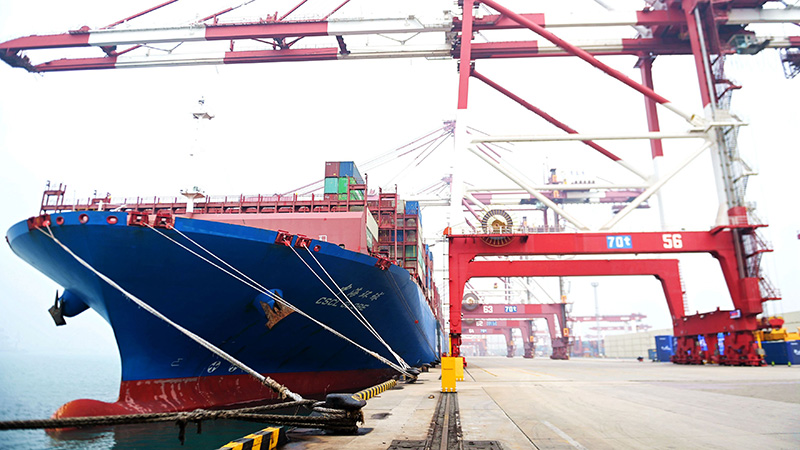 中国の山東省港口集団、今年の貨物取扱量１５億トンを突破