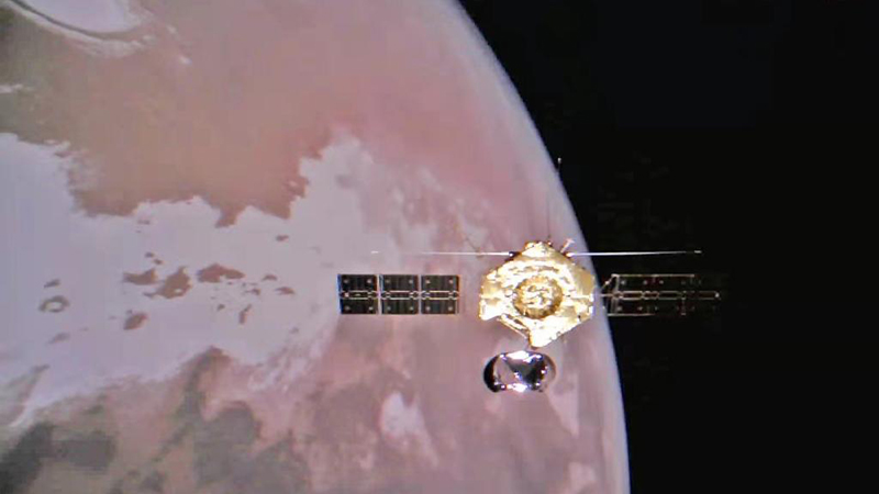 「天問１号」から届いた火星の画像　中国国家航天局が元日に公開