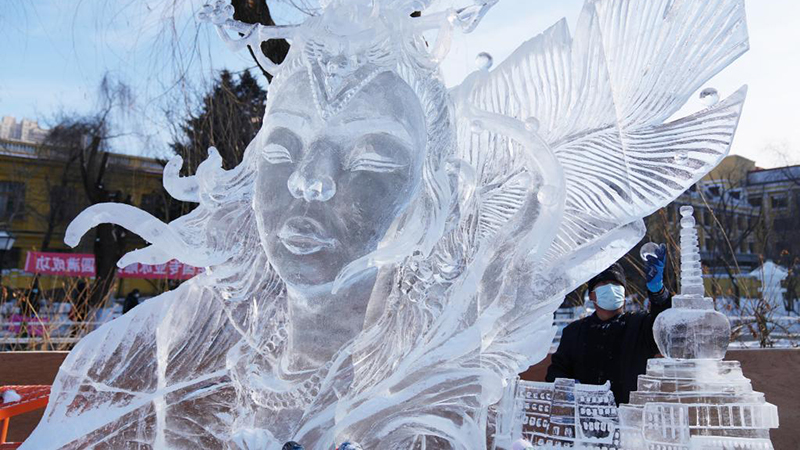 第４１回全国氷彫刻コンテストが閉幕　黒竜江省ハルビン市