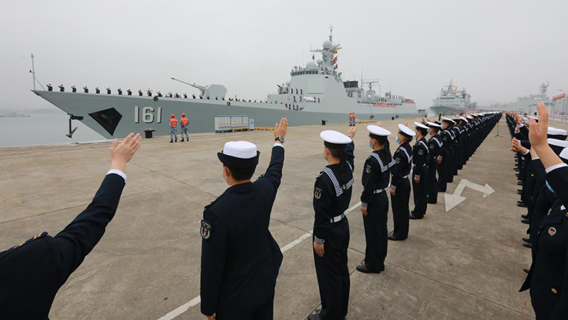 中國海軍第４０次護衛艦隊、アデン灣へ