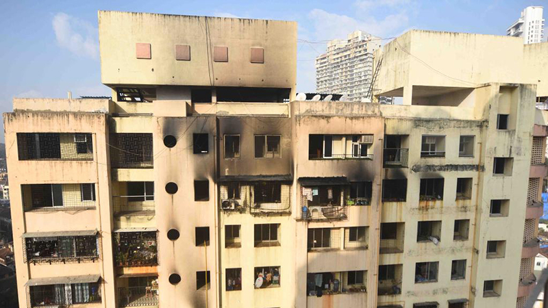 インド・ムンバイで住宅火災　７人死亡
