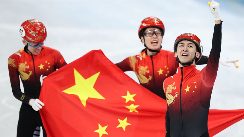ショートトラック混合リレー、中國が金メダル　北京冬季五輪