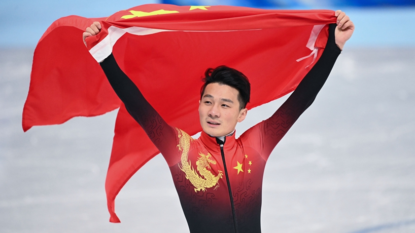 ショートトラック男子１０００メートル、中國の任子威が金メダル　北京冬季五輪