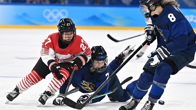 アイスホッケー女子準々決勝、フィンランドが日本に勝利　北京冬季五輪