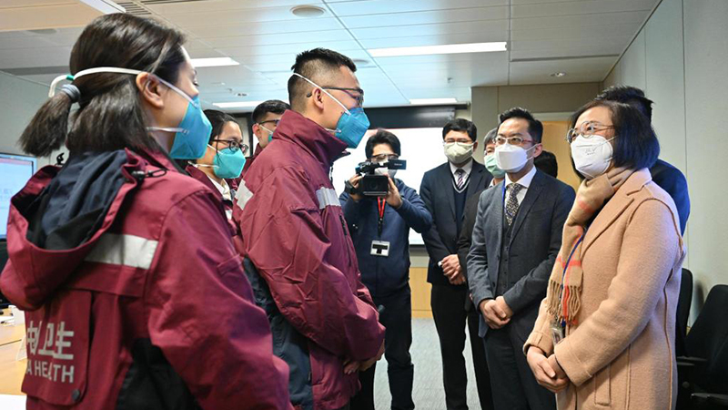 中國內地の専門家チーム、香港特區で感染症第５波対応を支援