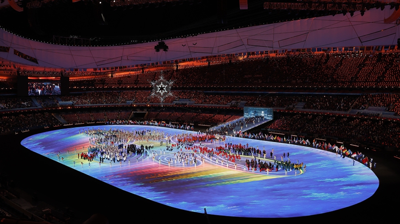 北京冬季五輪、國家體育場で閉會式
