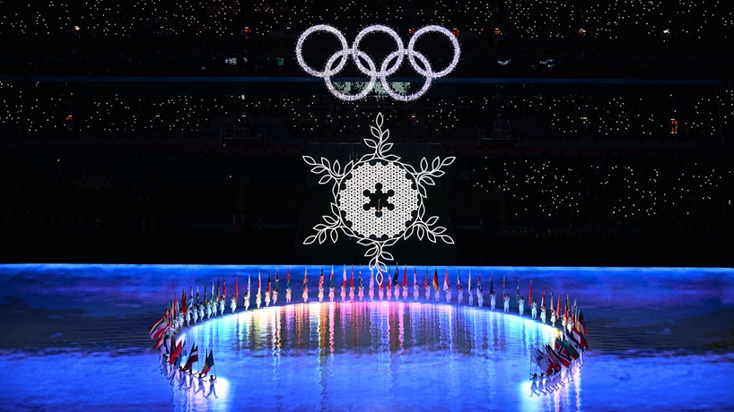 北京冬季五輪、国家体育場で閉会式