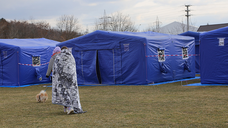 ウクライナ市民の臨時避難所を訪ねて　ルーマニア
