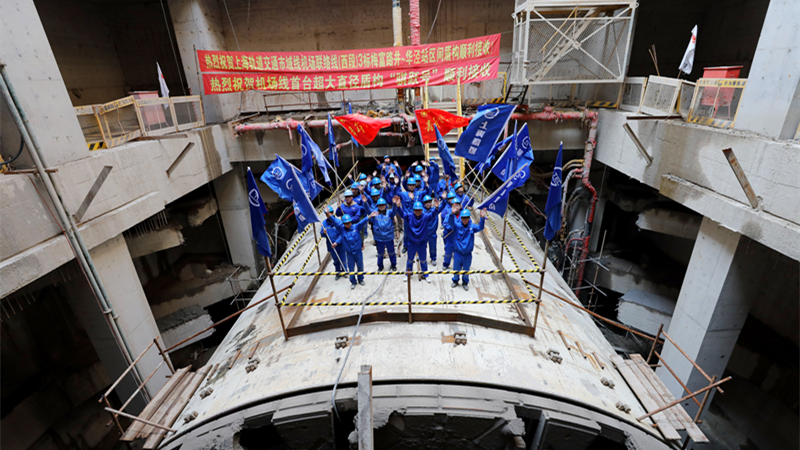 中国開発の超大口径シールドマシン、初任務を完遂