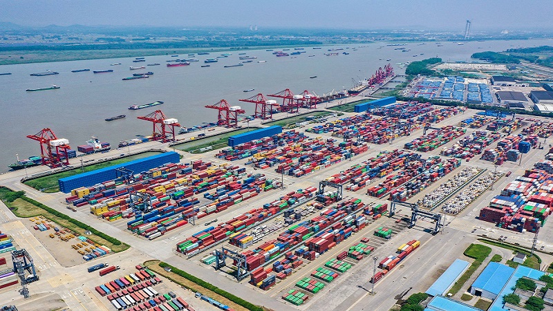 江蘇省港口集団、輸送円滑化で産業・供給網の安全と安定を確保