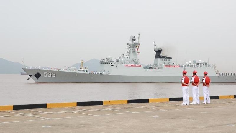 中國海軍第４１次護衛艦隊、アデン灣へ