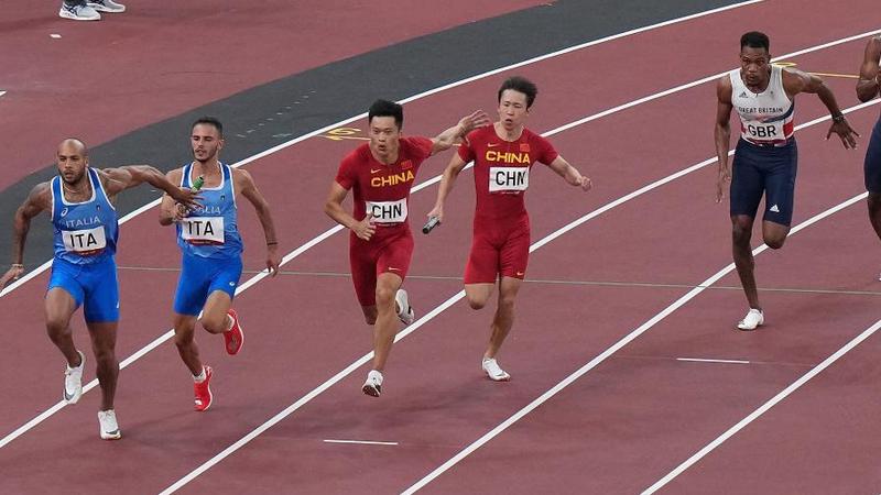 中國が銅に繰り上がり、東京五輪陸上男子リレー　ＩＯＣ