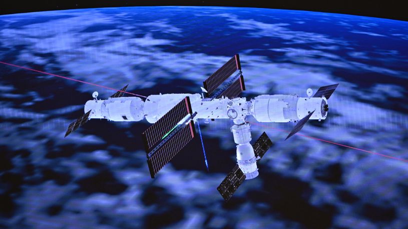 中国の宇宙船「神舟１４号」、ステーションとのドッキングに成功