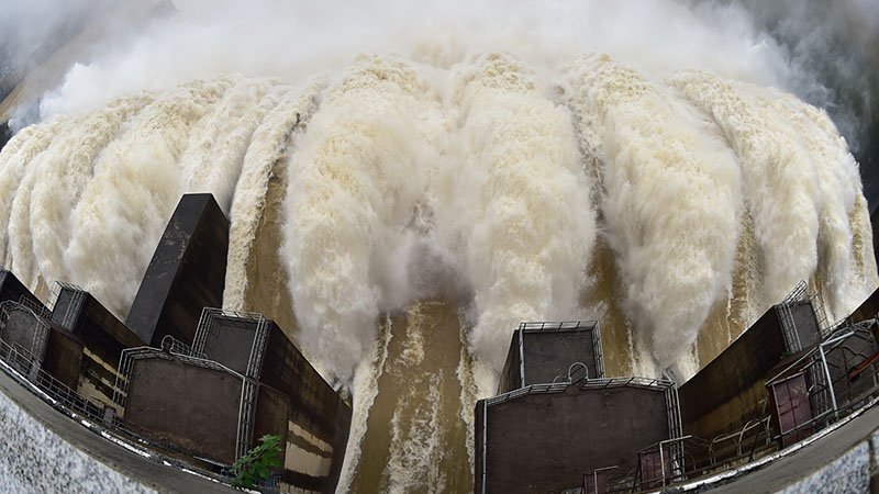 水口水力発電所、連日洪水調節を実施　福建省