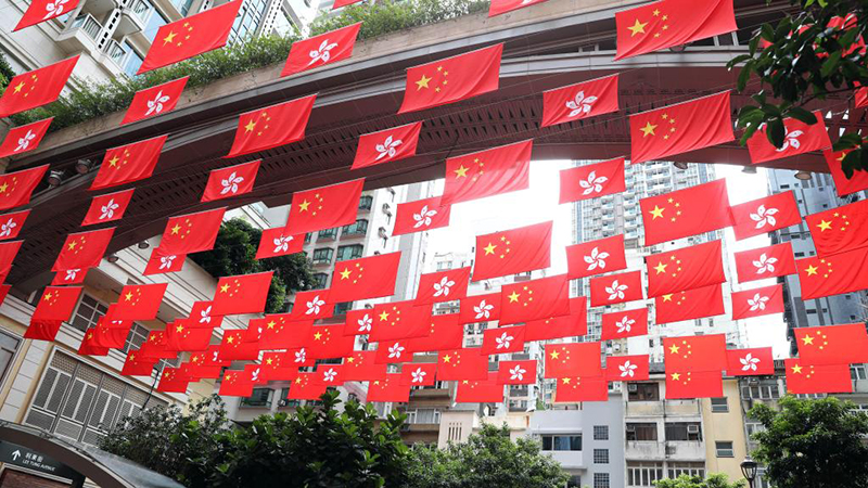 香港特区で祖国復帰２５周年の祝賀ムード高まる