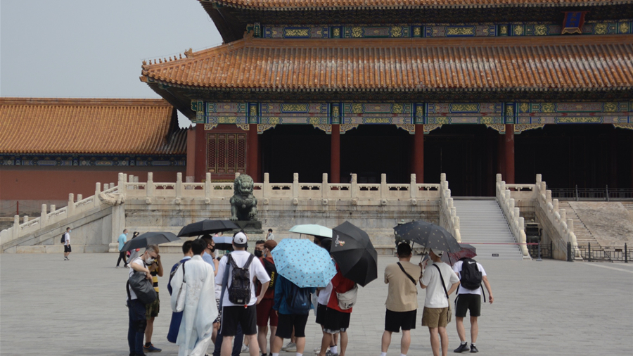 故宮博物院の観光客が増加　北京市
