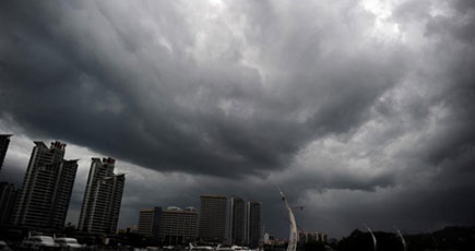 台風8号、海南東部から広東西部までの沿海に上陸の見込み