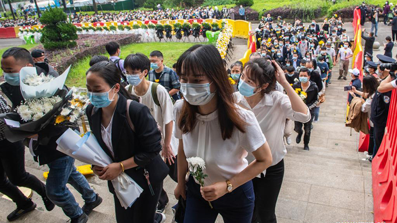 湖南省長沙市で「ハイブリッド米の父」袁隆平氏の告別式