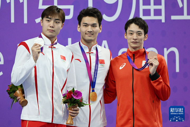 アジア大会　銅メダル アジア大会＞朴泰桓、自由形400で銅メダル…3連覇ならず