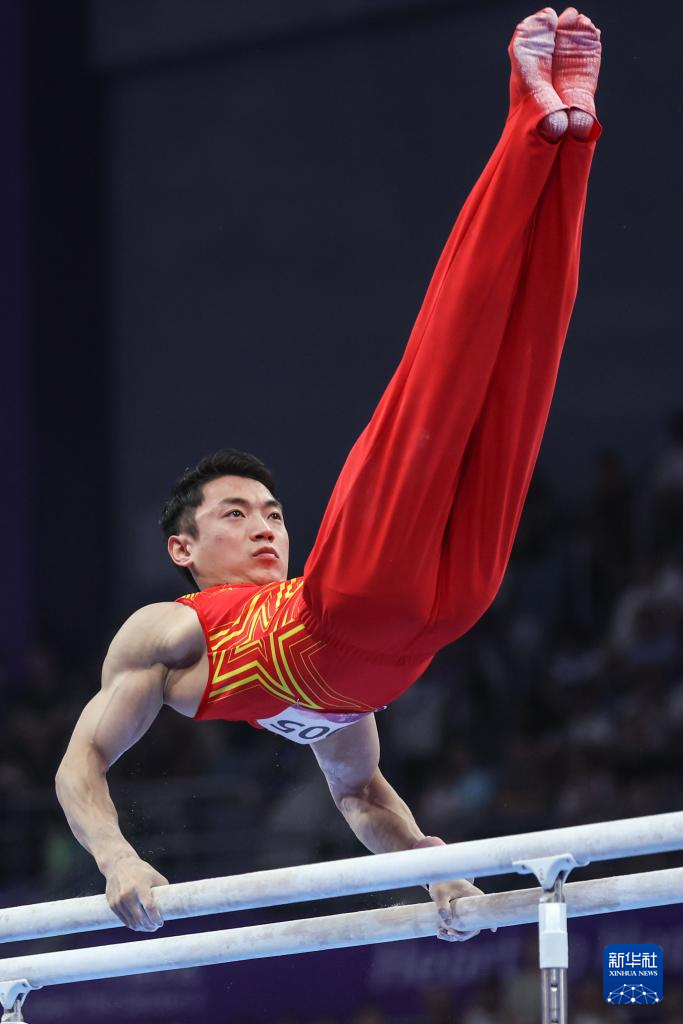 体操男子種目別平行棒、中国が金 日本勢は銀・銅 杭州アジア大会