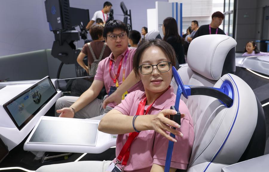 世界スマート産業博で注目を集めるコネクテッド新エネ車 中国重慶市