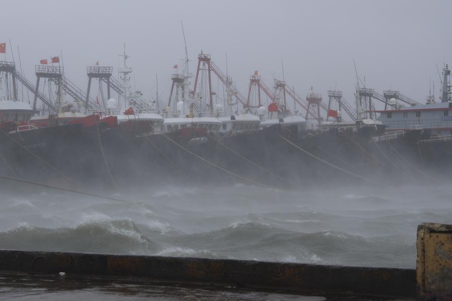 台風21号、中国広東省に上陸