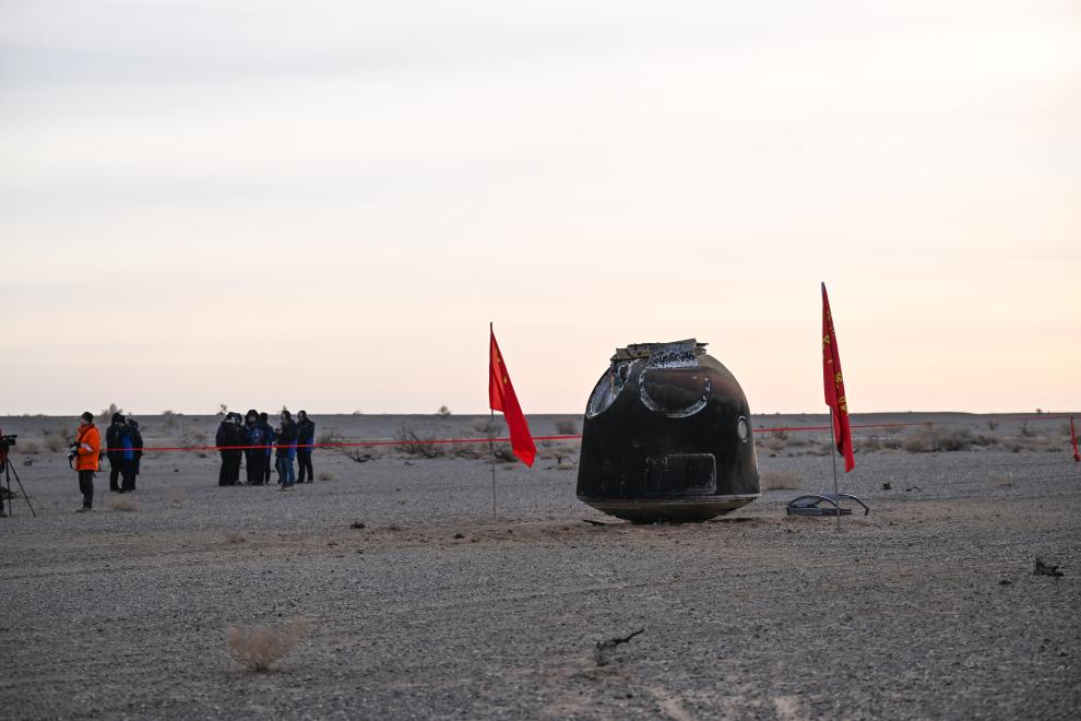 中国、宇宙船「神舟20号」の帰還ミッションに成功