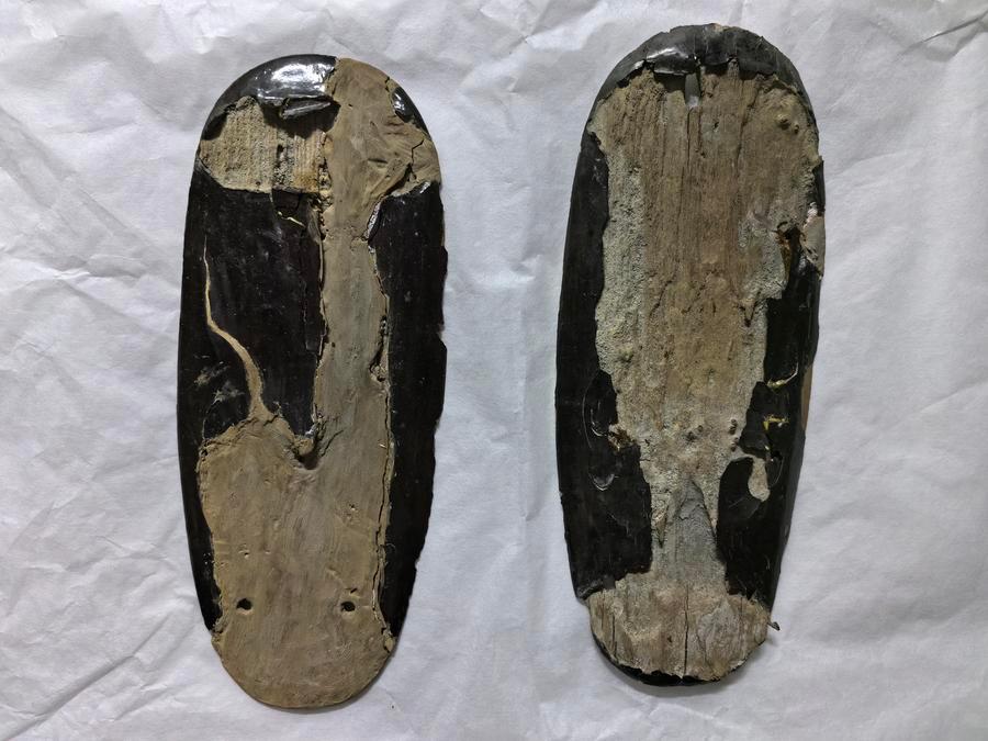 中国・朱然家族墓地博物館、三国時代の「漆下駄」を初公開